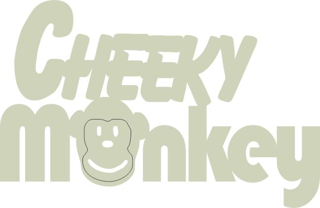 Cheeky Monkey 146 mm x 95 mm   min buy 3