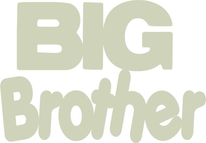 Big Brother 150mm x 100mm  min buy 3