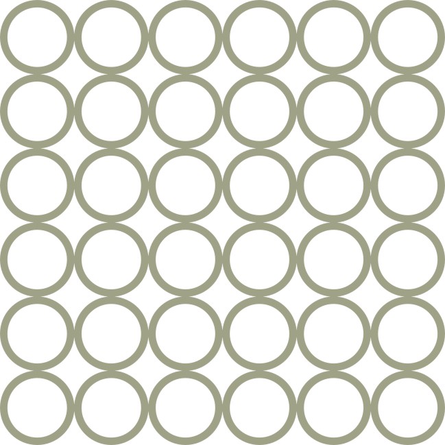 12 x 12 Circle Overlay (36) sold individually also available as