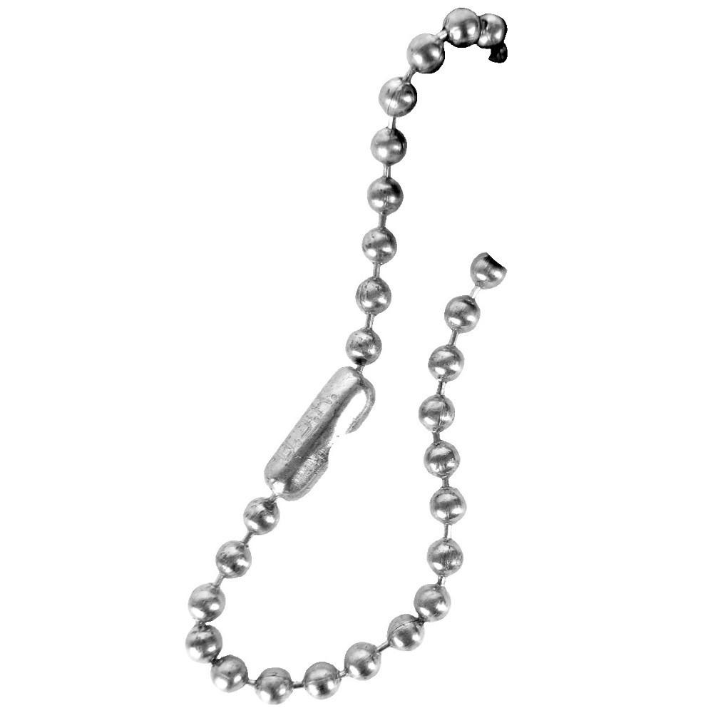 Tag, Dog tag chain, Ball chain, 10cm long   Pack of 10 includes