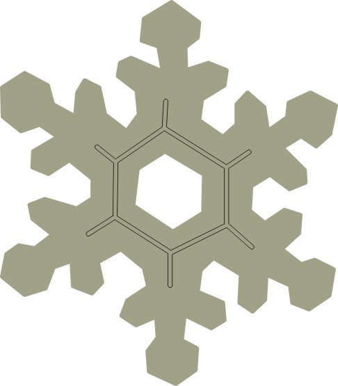 Snow Flake pack of 10