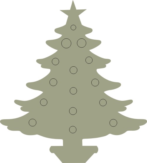 Christmas Tree 1 Pkt 10