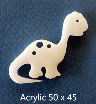 Dino Dinosaur Acrylic(brooch pack of 4)( Earrings pack of 10)