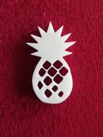 Pineapple or earring size acrylics see drop down box for orderin