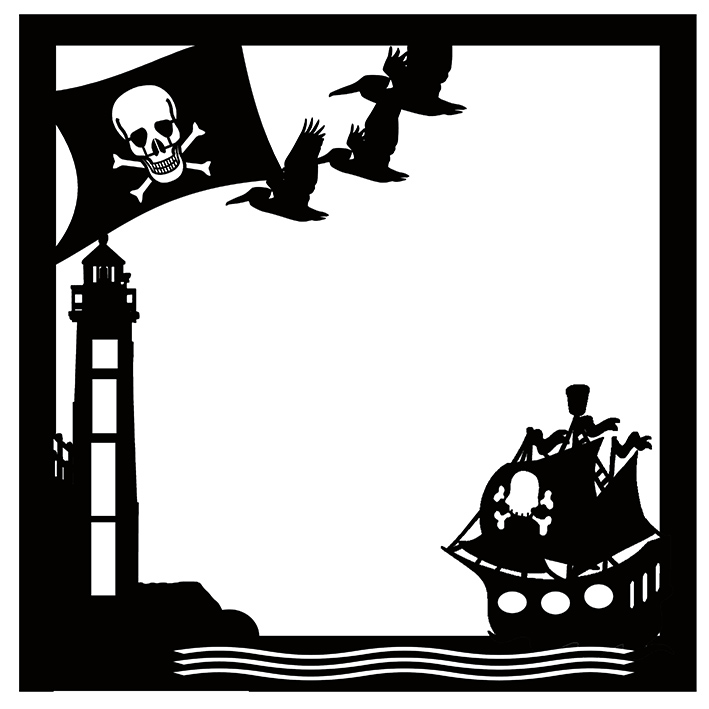Pirates of the high seas ( BLACK) suit 12 x 12 page